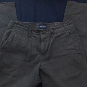 American Eagle Blue/Gray Khakis